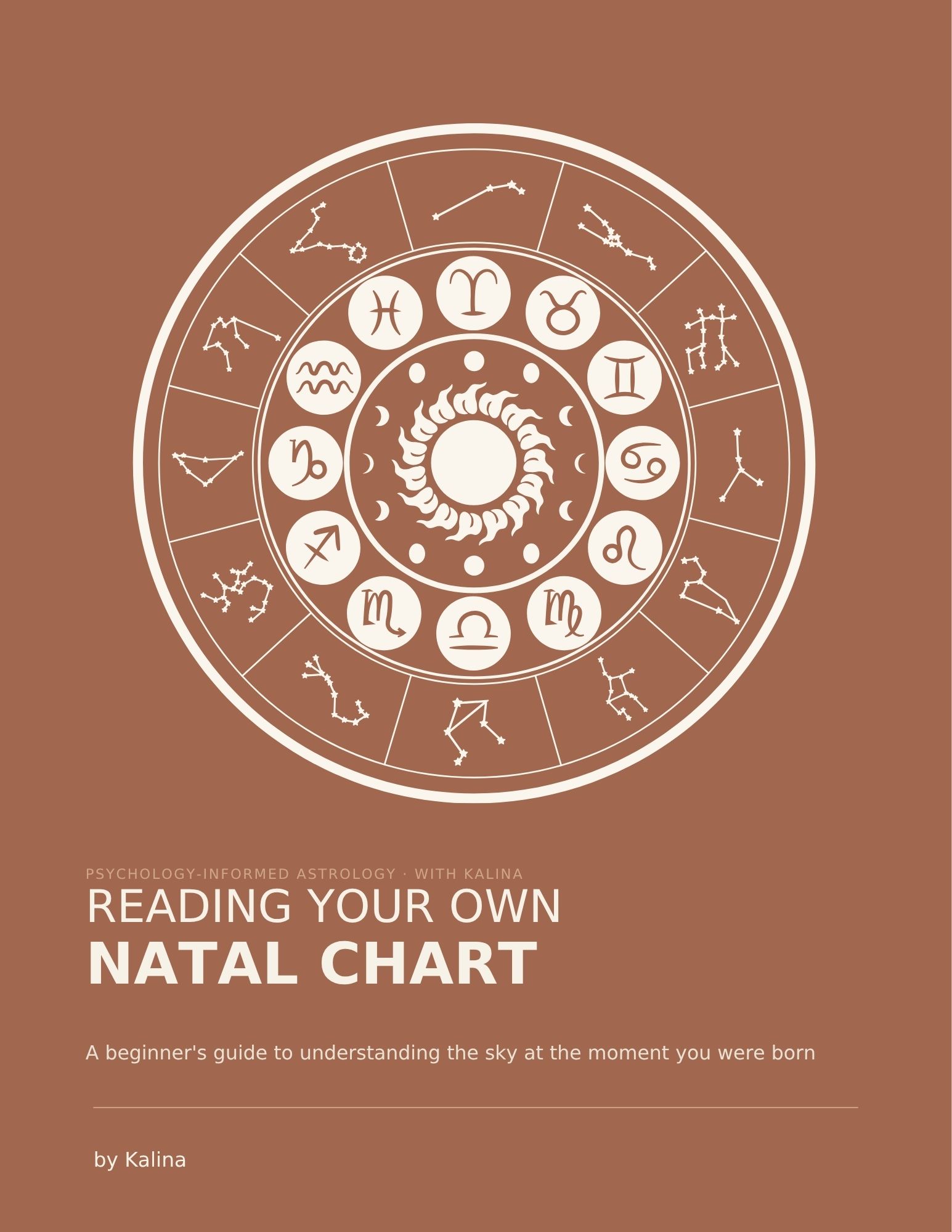 Reading Your Own Natal Chart — a beginner's guide by Kalina